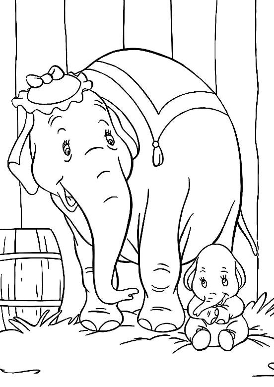 80 Classic Dumbo Coloring Pages Printable 7