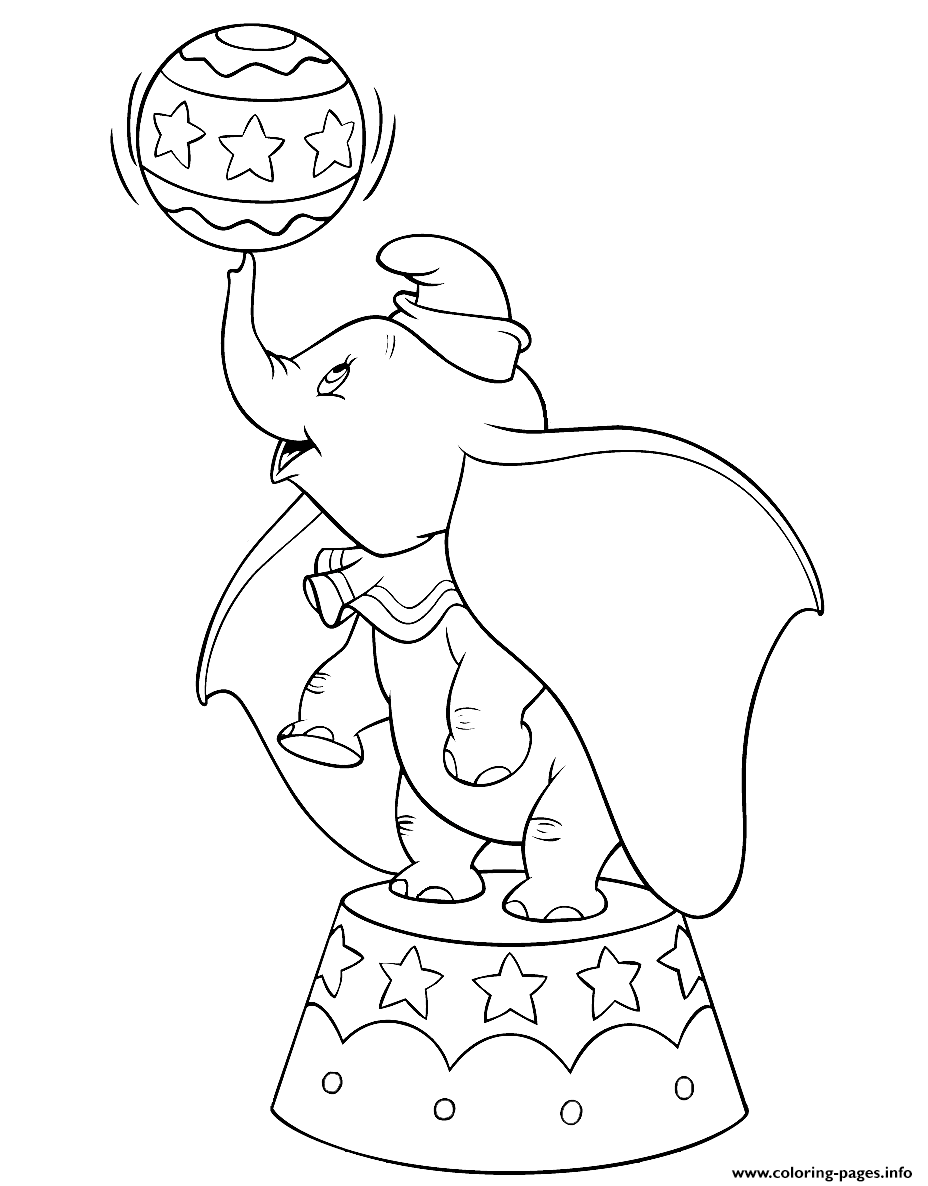 80 Classic Dumbo Coloring Pages Printable 76