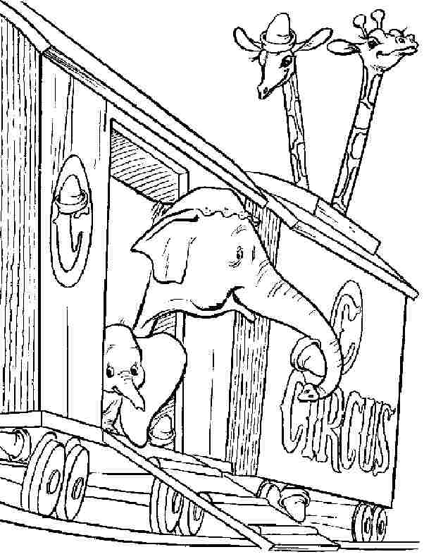 80 Classic Dumbo Coloring Pages Printable 79