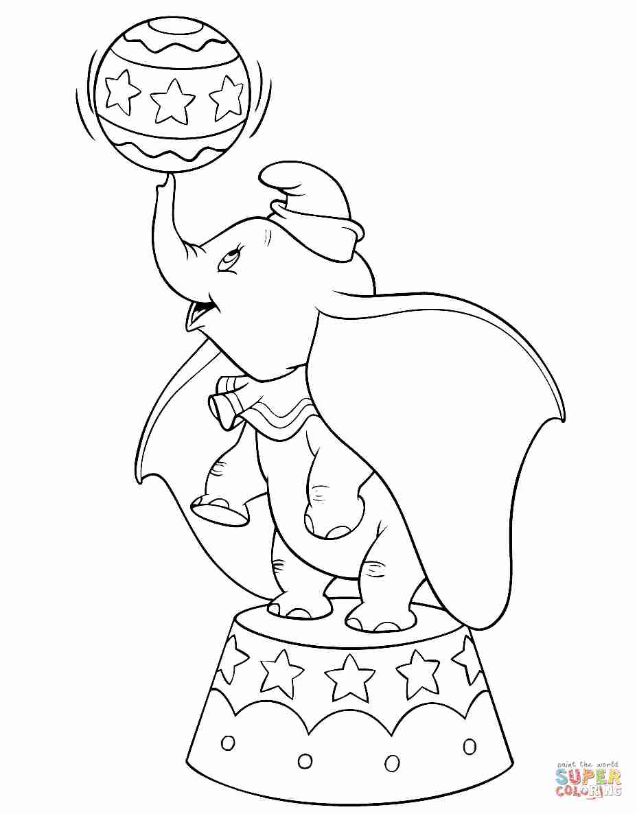 80 Classic Dumbo Coloring Pages Printable 9