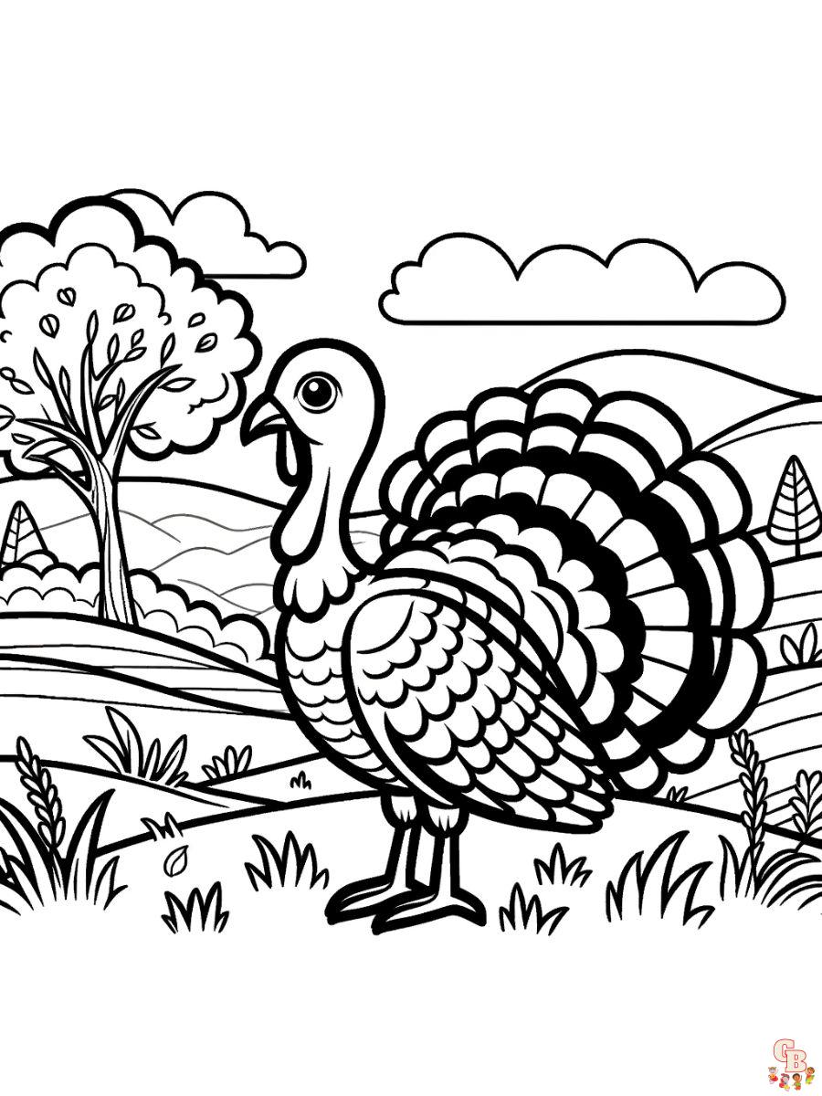 82 Turkey Country Coloring Pages Printable 20