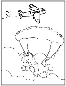 83 Skydiving Coloring Pages Printable 13