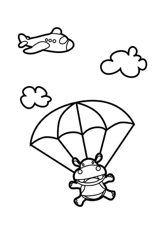 83 Skydiving Coloring Pages Printable 2