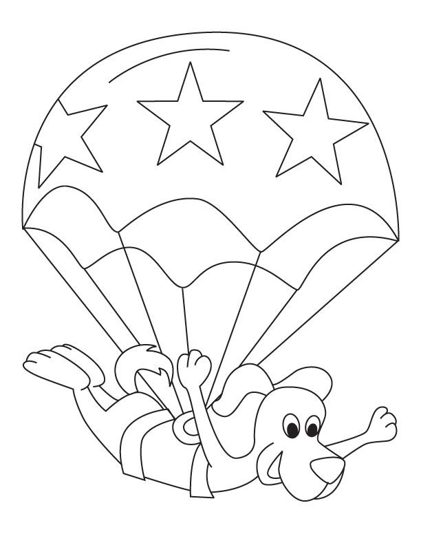 83 Skydiving Coloring Pages Printable 39