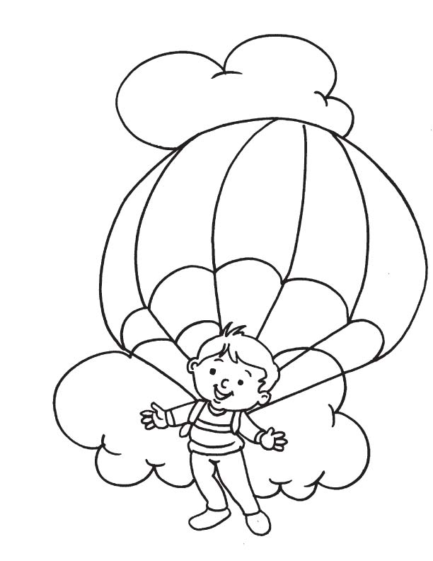 83 Skydiving Coloring Pages Printable 46