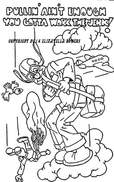 83 Skydiving Coloring Pages Printable 48