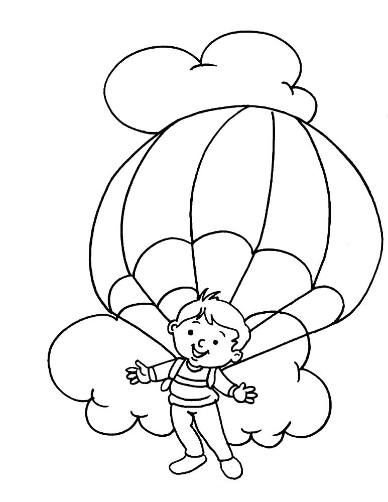 83 Skydiving Coloring Pages Printable 62