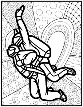 83 Skydiving Coloring Pages Printable 67