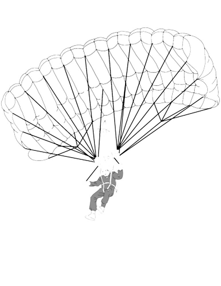 83 Skydiving Coloring Pages Printable 73