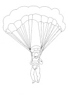 83 Skydiving Coloring Pages Printable 78