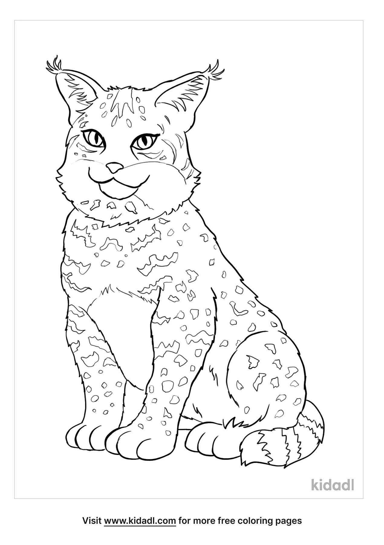 84 Bobcat Coloring Pages Printable 65