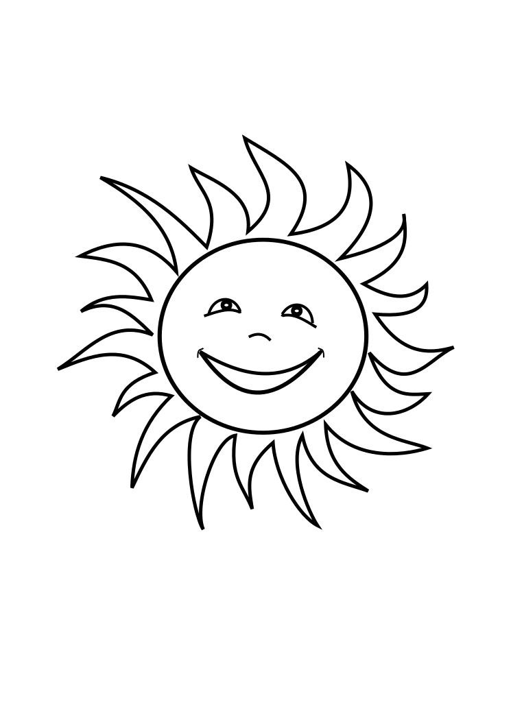 87 Sun Coloring Pages for Kids Printable 11