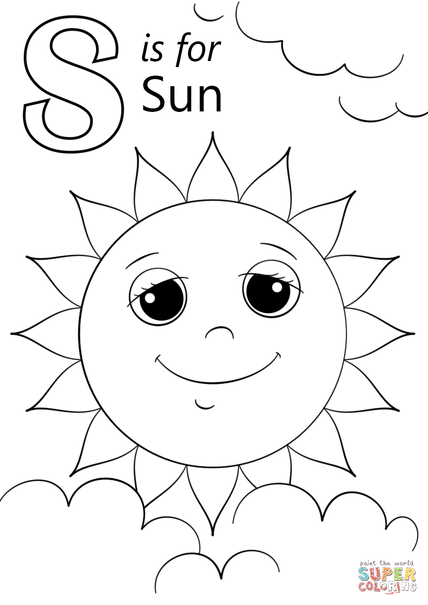 87 Sun Coloring Pages for Kids Printable 24