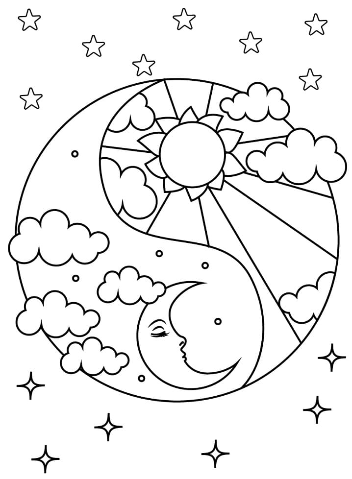 87 Sun Coloring Pages for Kids Printable 29