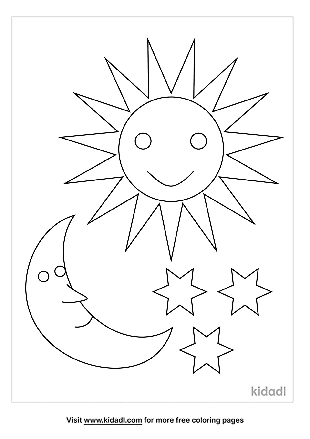 87 Sun Coloring Pages for Kids Printable 37