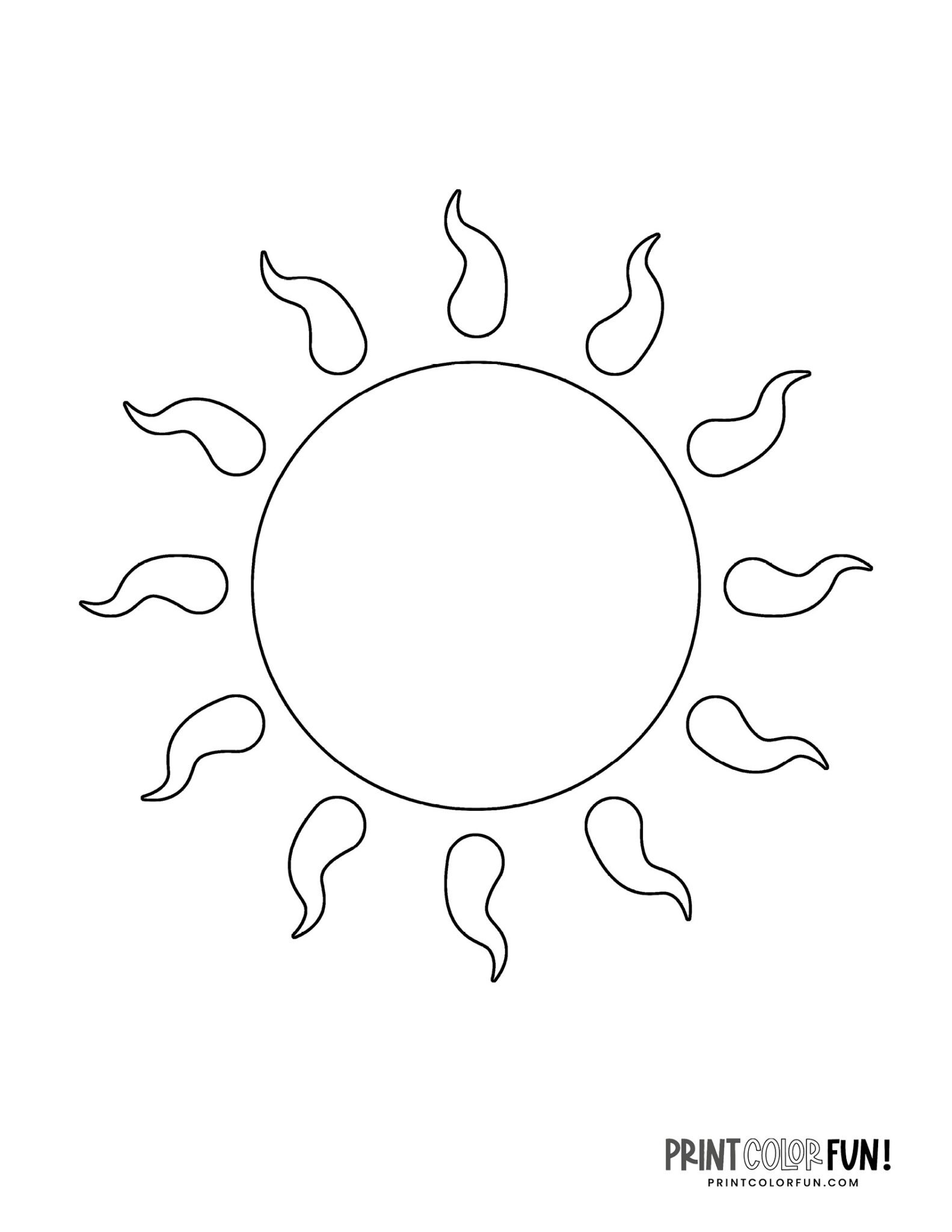 87 Sun Coloring Pages for Kids Printable 39