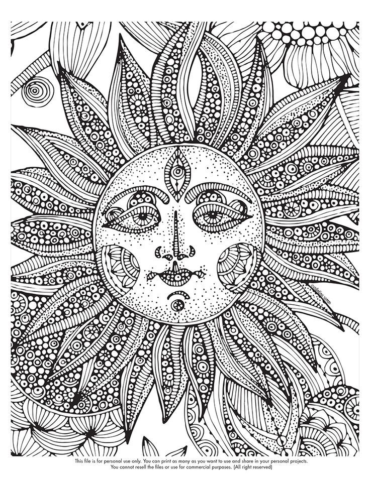 87 Sun Coloring Pages for Kids Printable 45