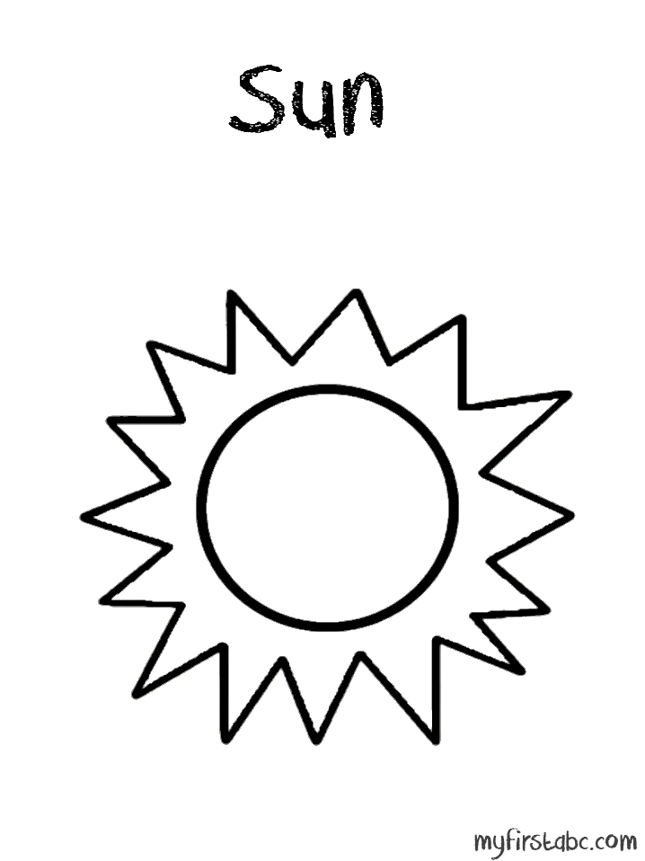 87 Sun Coloring Pages for Kids Printable 5