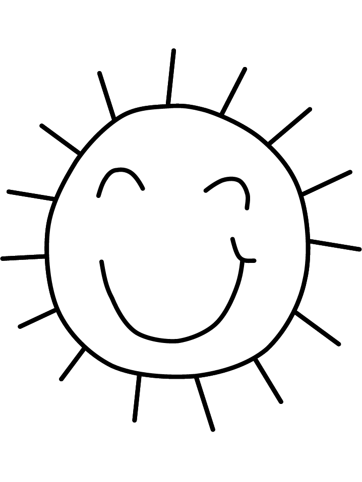 87 Sun Coloring Pages for Kids Printable 60