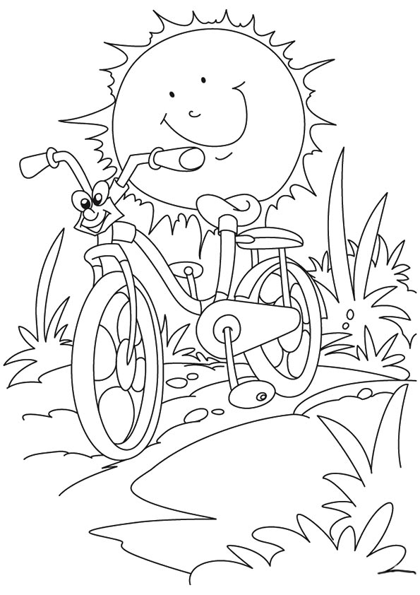 87 Sun Coloring Pages for Kids Printable 8