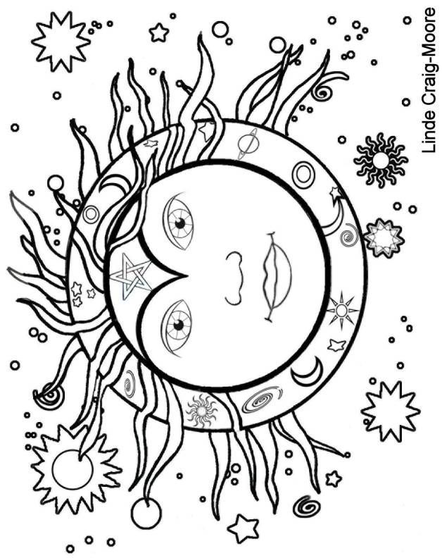 87 Sun Coloring Pages for Kids Printable 81