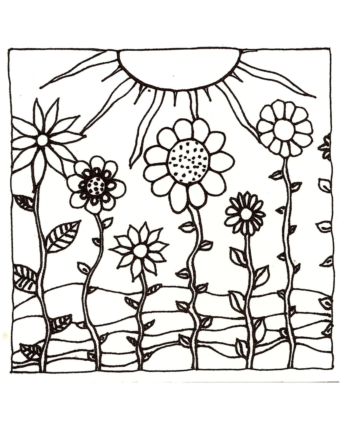 87 Sun Coloring Pages for Kids Printable 87