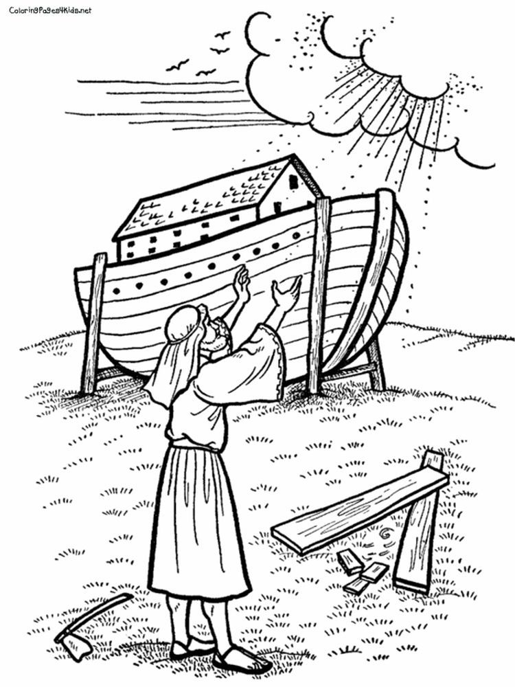 89 Noahs Ark Coloring Pages Printable 10