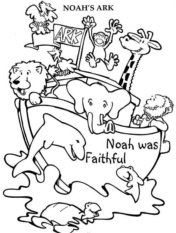 89 Noahs Ark Coloring Pages Printable 21