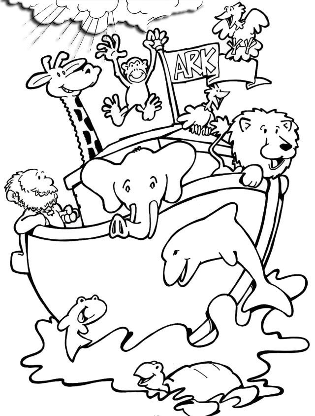 89 Noahs Ark Coloring Pages Printable 22