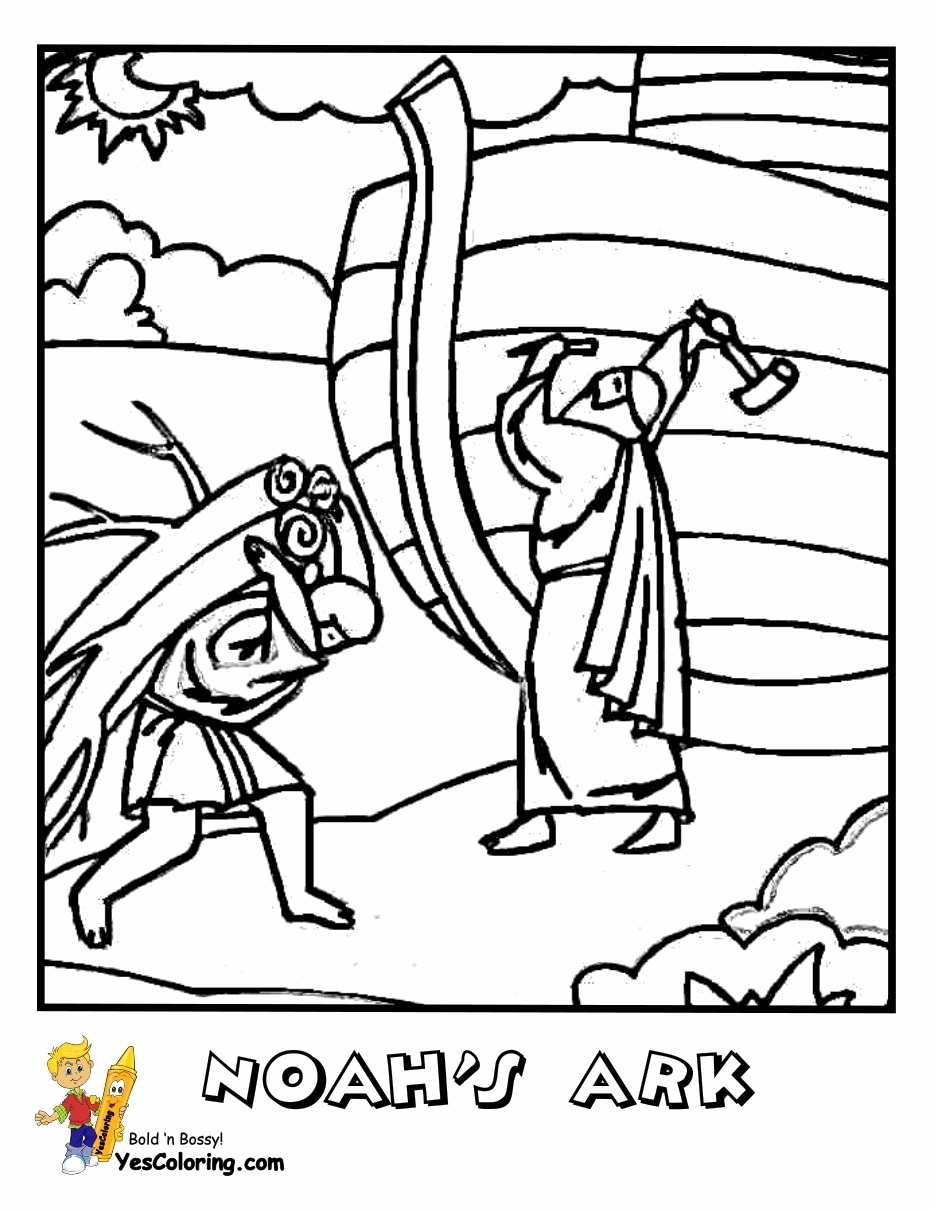 89 Noahs Ark Coloring Pages Printable 29