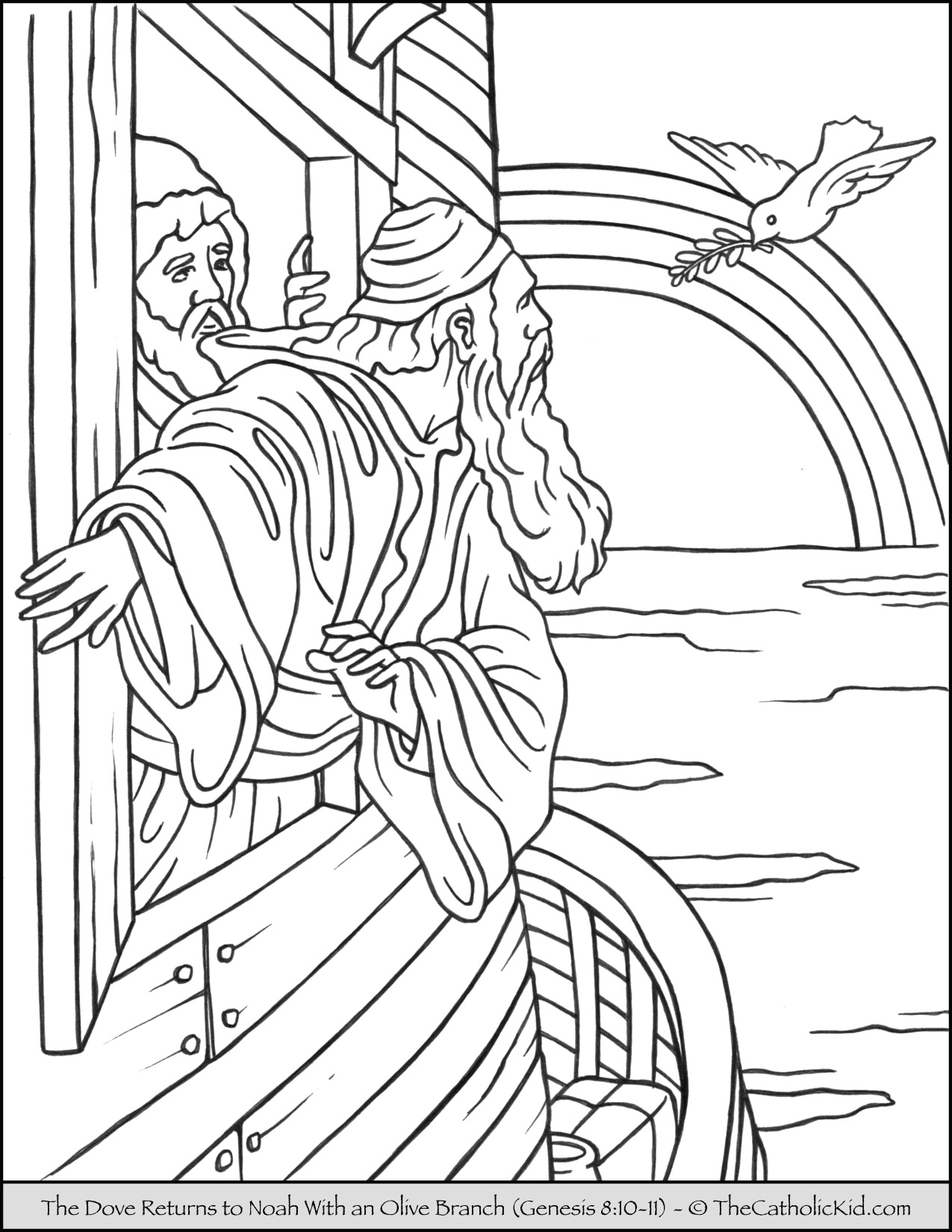 89 Noahs Ark Coloring Pages Printable 33