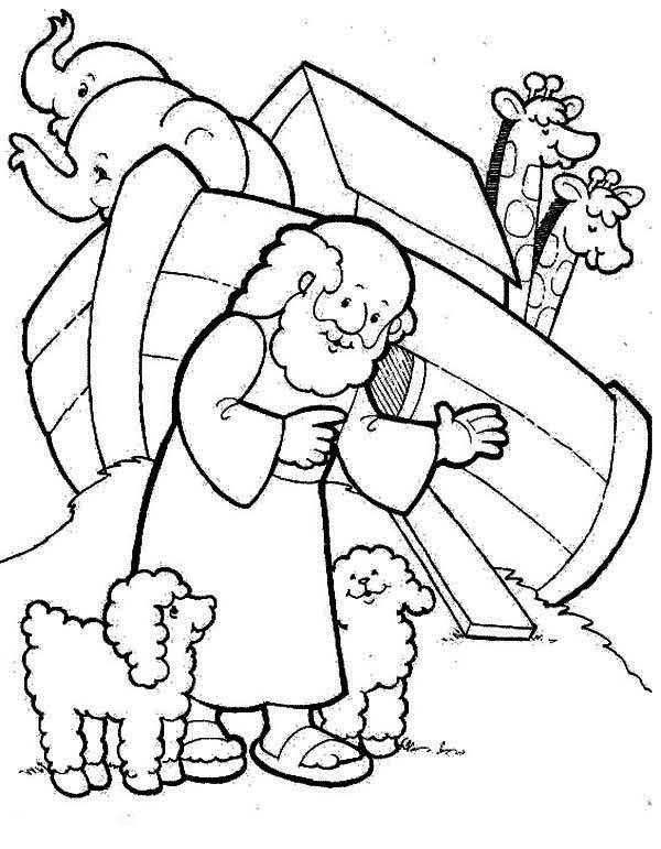 89 Noahs Ark Coloring Pages Printable 38