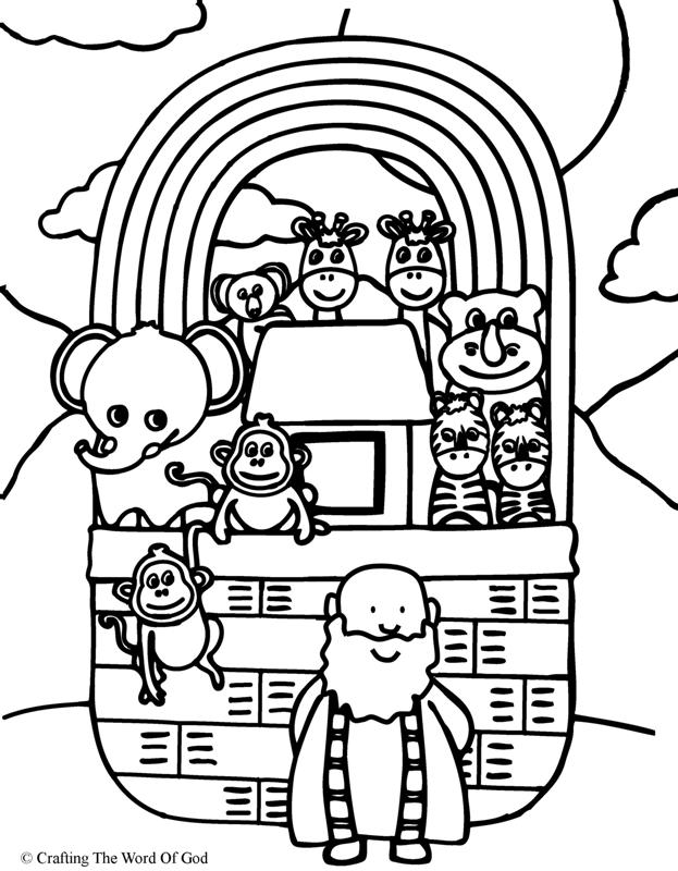 89 Noahs Ark Coloring Pages Printable 60