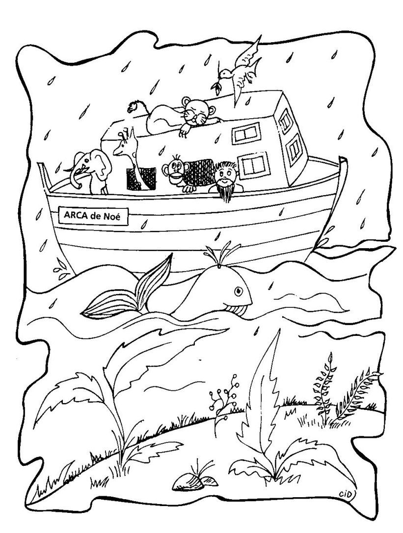 89 Noahs Ark Coloring Pages Printable 72