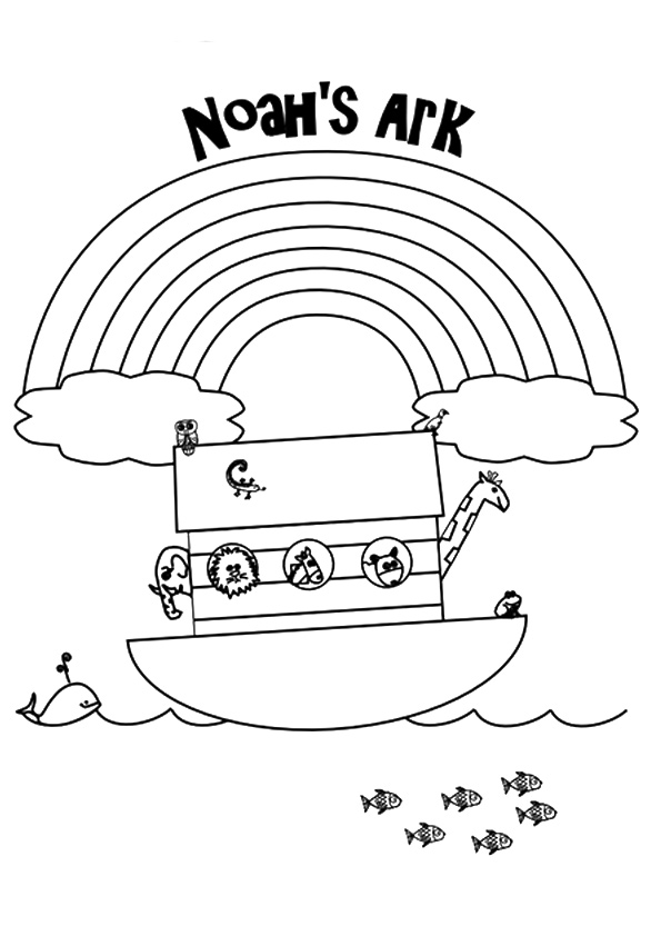 89 Noahs Ark Coloring Pages Printable 88