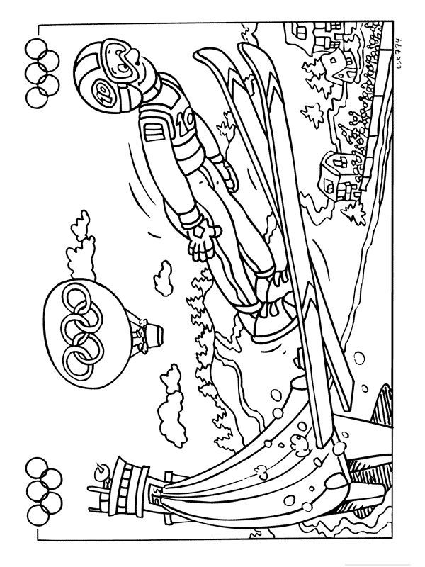 90 Snowboarding Coloring Pages Printable 46