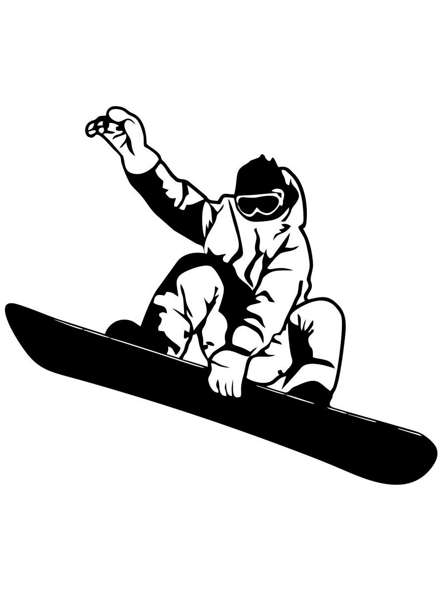 90 Snowboarding Coloring Pages Printable 51