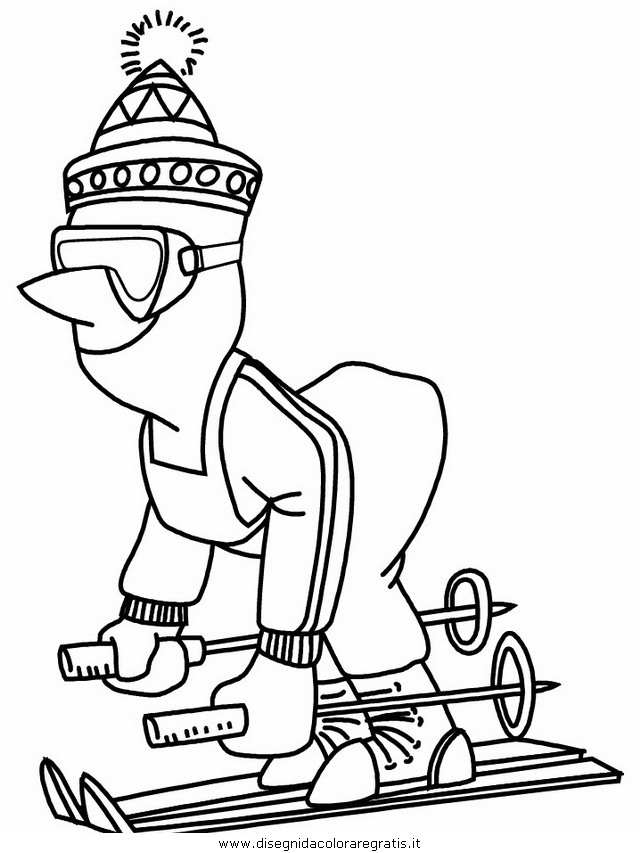 90 Snowboarding Coloring Pages Printable 66