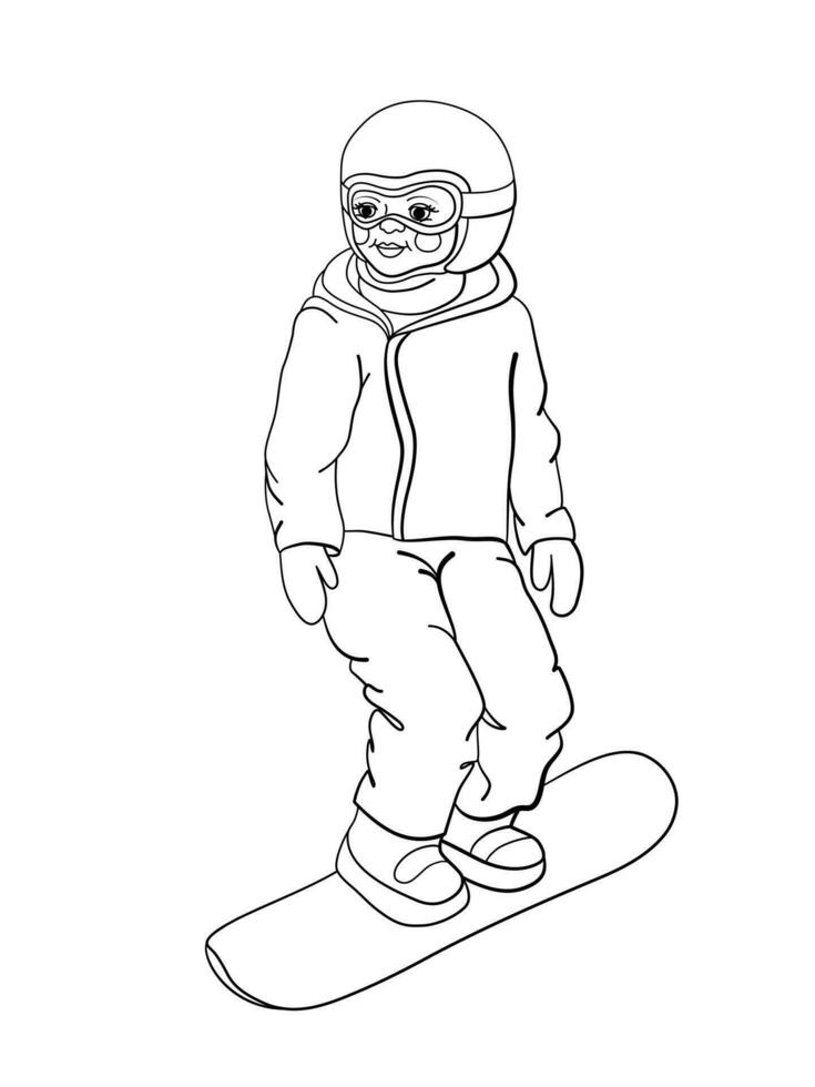 90 Snowboarding Coloring Pages Printable 72