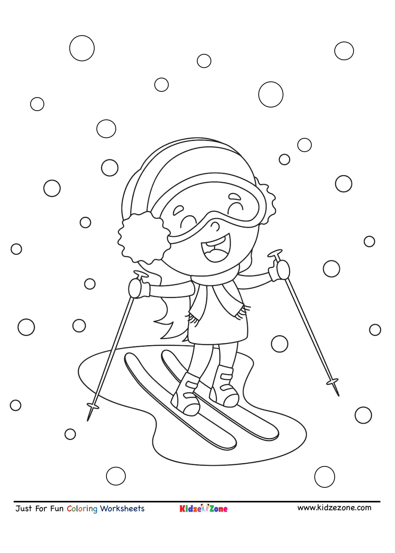 90 Snowboarding Coloring Pages Printable 83