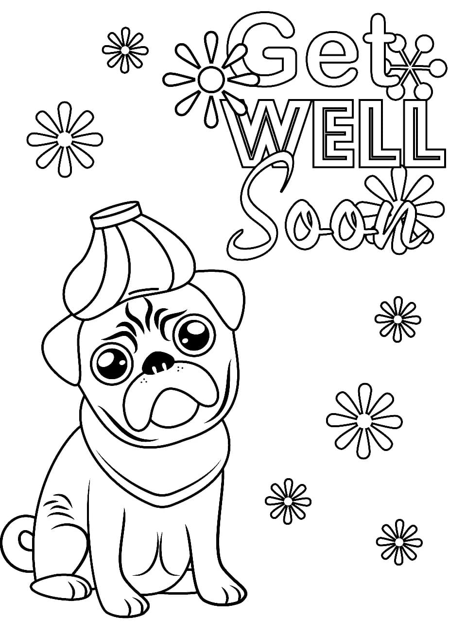 94 Cute Pug Coloring Pages Printable 12