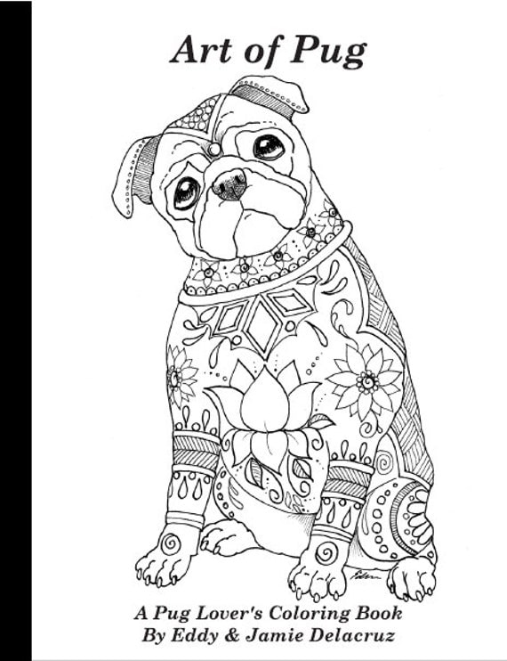 94 Cute Pug Coloring Pages Printable 35