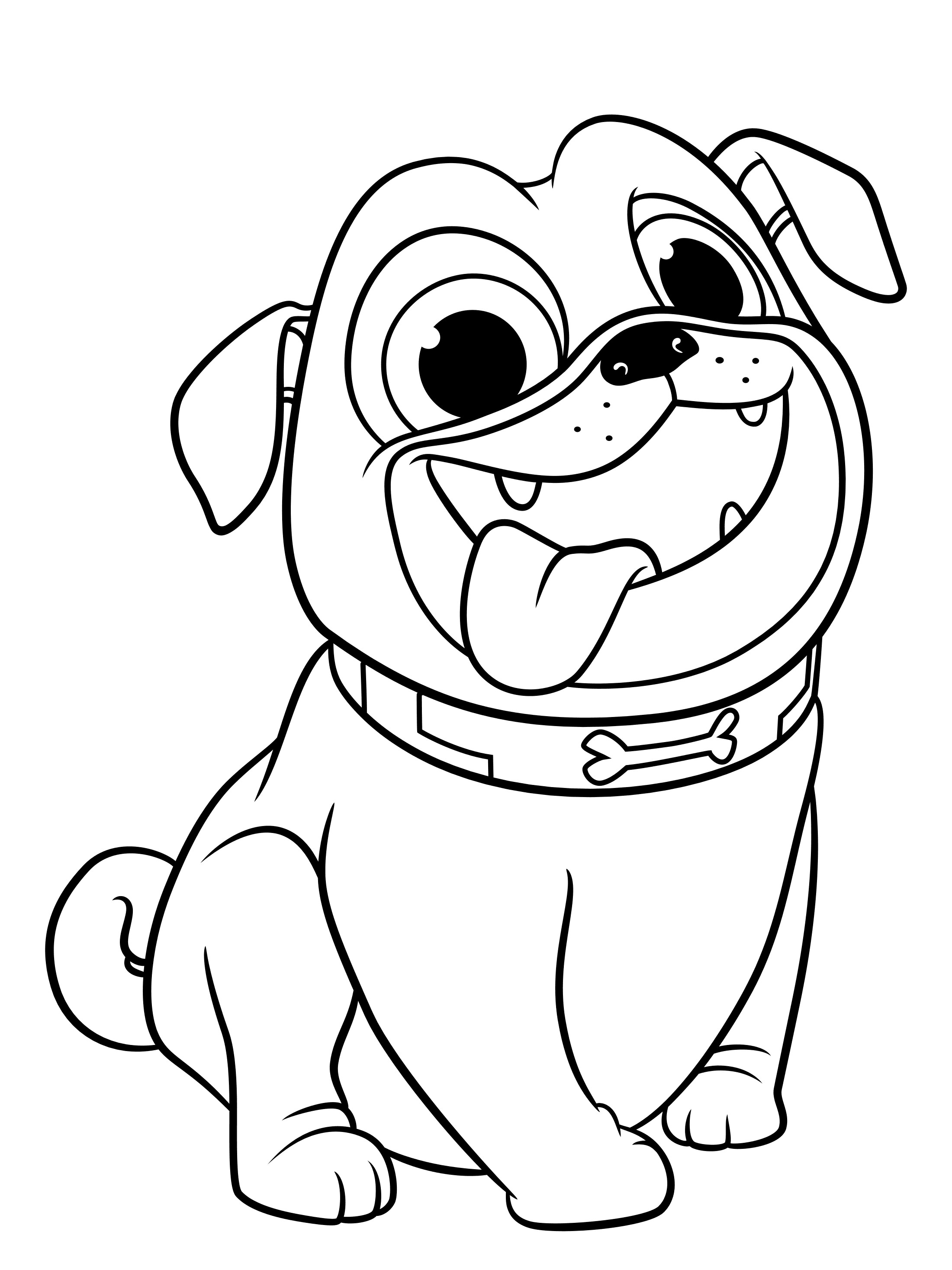 94 Cute Pug Coloring Pages Printable 71