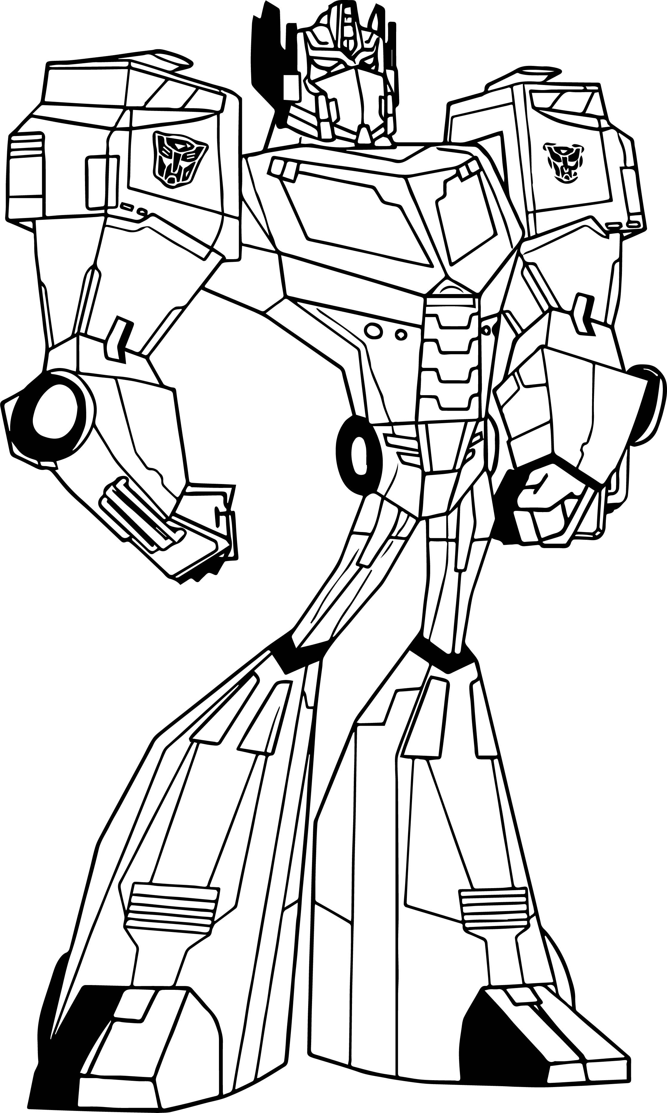 95 Optimus Prime Coloring Pages Printable 1