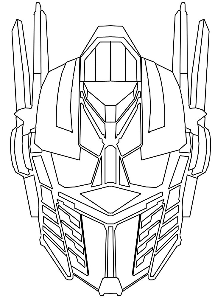 95 Optimus Prime Coloring Pages Printable 13