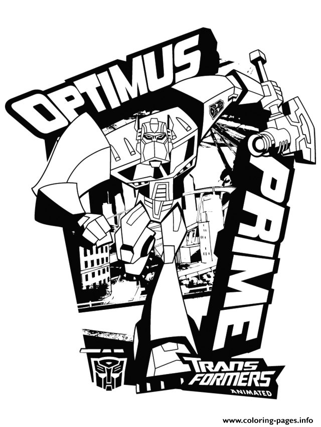 95 Optimus Prime Coloring Pages Printable 21