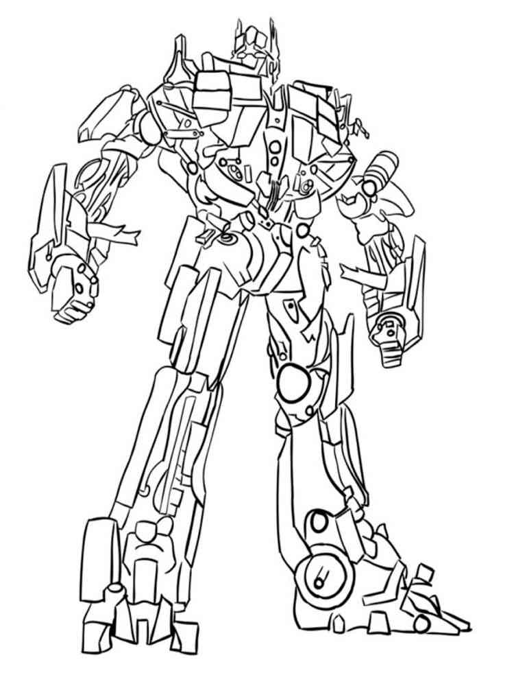 95 Optimus Prime Coloring Pages Printable 26