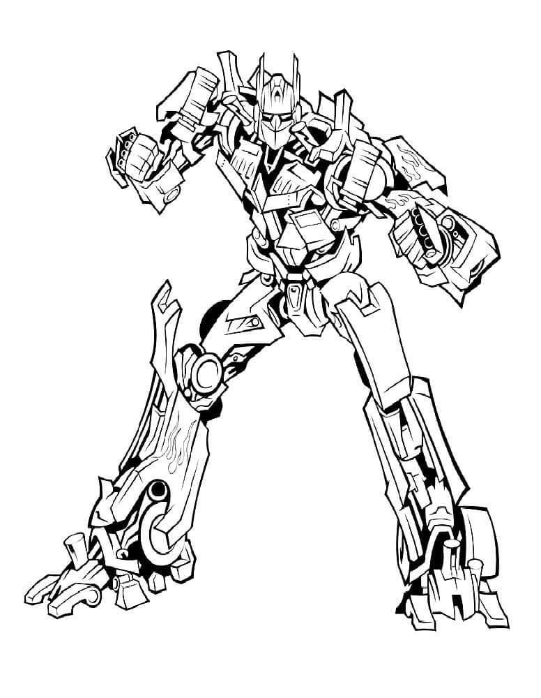 95 Optimus Prime Coloring Pages Printable 34