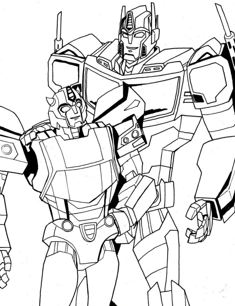 95 Optimus Prime Coloring Pages Printable 35