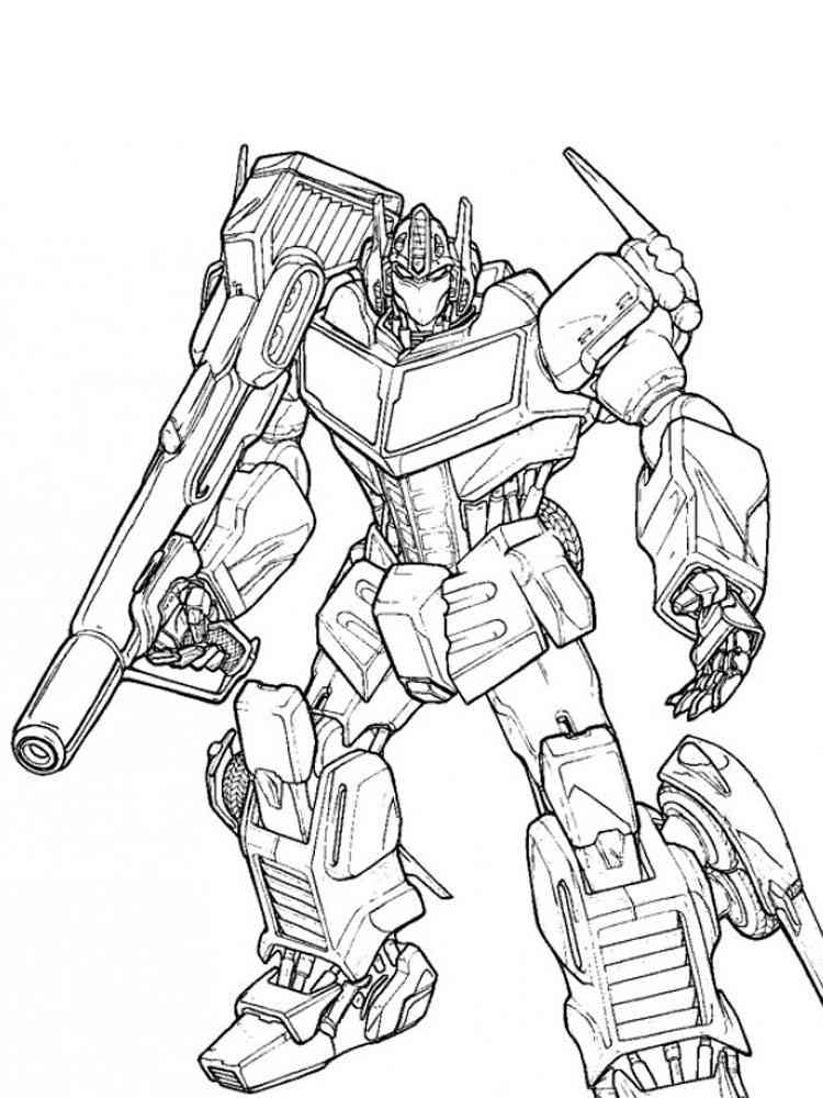 95 Optimus Prime Coloring Pages Printable 44